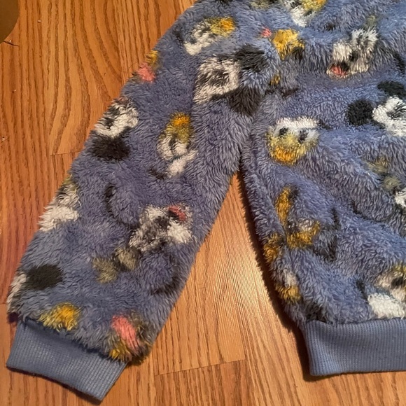 Disney Mickey Mouse Unisex Boy or Girls 5T Faux Sherpa Sweatshirt - Picture 2 of 7